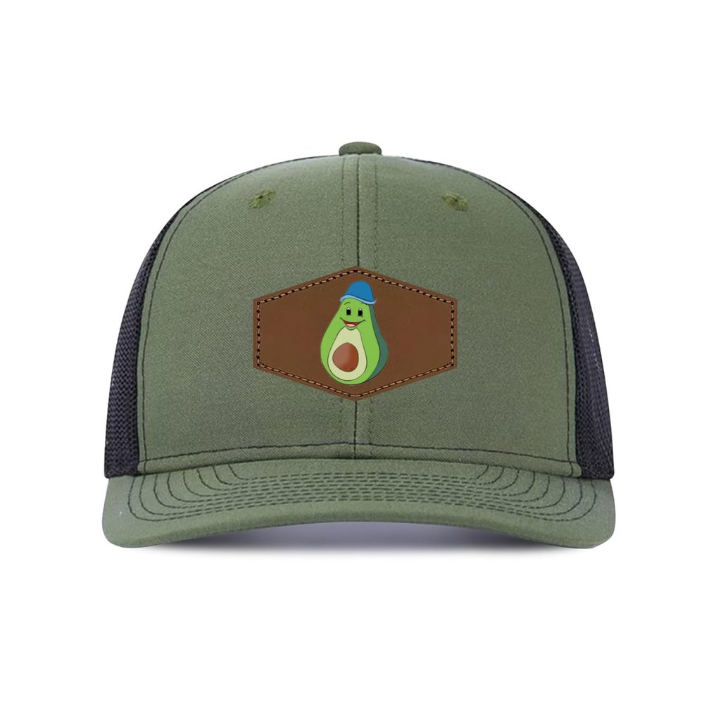 NineFit Basics Custom Caps Custom Leather Patch Trucker Men's and Women's Caps - Personalized Text and Photo UV Printed Baseball Caps 33