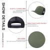 NineFit Basics Custom Caps Custom Leather Patch Trucker Men's and Women's Caps - Personalized Text and Photo UV Printed Baseball Caps 33 view 4