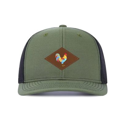 Generic Custom Caps Custom Leather Patch Trucker Men's and Women's Caps - Personalized Text and Photo UV Printed Baseball Caps 70
