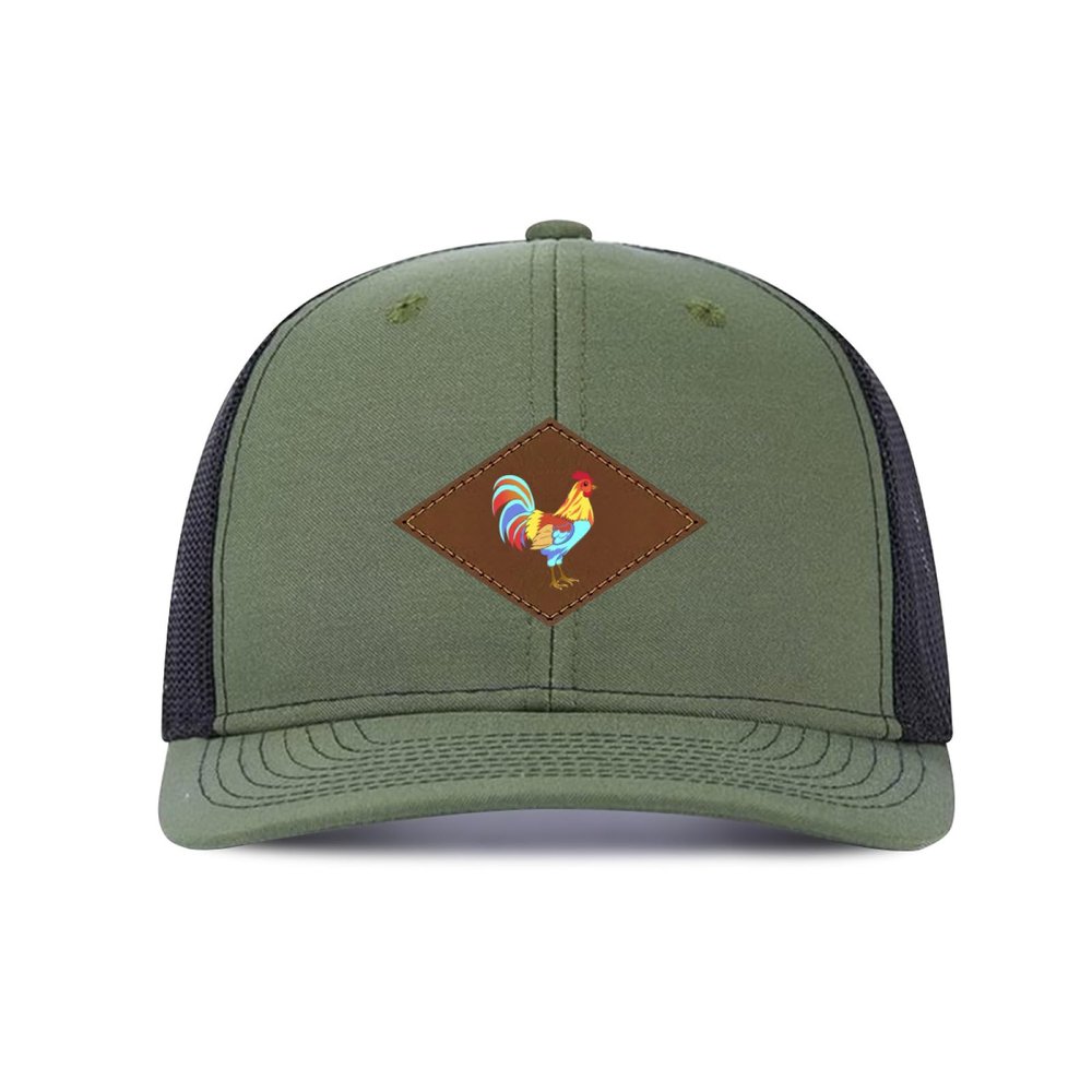 Generic Custom Caps Custom Leather Patch Trucker Men's and Women's Caps - Personalized Text and Photo UV Printed Baseball Caps 70