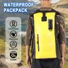 ACAGALA Waterproof Backpack Heavy Duty Roll-Top Closure Swim Bag with Front-Zipper Pocket view 2