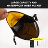 ACAGALA Waterproof Backpack Heavy Duty Roll-Top Closure Swim Bag with Front-Zipper Pocket view 3