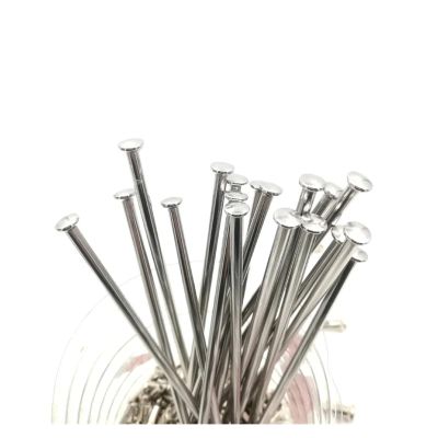304 Stainless Steel Material Diameter 4.5 mm Straight Head Motorcycle Wheel Spokes Match With 25 mm Longer Brass&Alloy Caps (Color : Length 199mm)