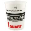 MOLLIFII Paint Mix and Measure Container, 1 qt Capacity, HDPE, 24 PK, White view 1