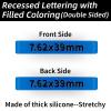 12 Pack Miaozhun 7.62x39mm Magazine Marking Bands 7.62 Magazine Caliber Identification (Blue-Black) view 2