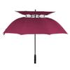 40 Inches breathable double layer automatic umbrella golf long handle oversized reinforced thick car storm resistant advertising gift umbrella (Red) view 1