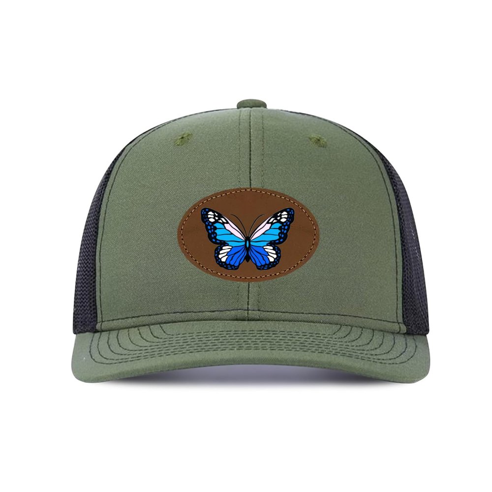 Generic Customized Leather Patch Truck Driver Men's and Women's Hat - Personalized Text and Photo UV Spray Printed Baseball Hat 10