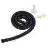 Bilge Pump Installation Kit Black 11/8in Leak Proof Easy Installation Bilge Pump Hose, ABS and Rubber Material, 2m Flexible Corrugated Hose for Bilge Pumps with 11/8 Inch view 4