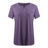 Plus Size Tops for Women 4X-5X Women's V Neck T Shirts Short Sleeve Tops for Women Summer Blouses for Women 2025 view 3