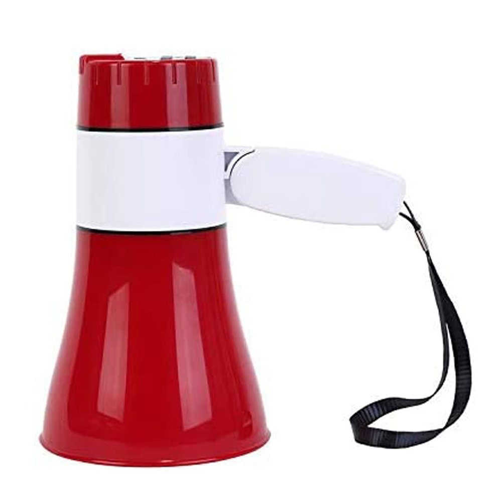 JsQuy Megaphone 20 Watts Megaphone Speaker with Built-in 240s Recording,USB Bullhorn with Adjustable Volume,Lightweight Loud Speaker for Soccer, Baseball, Coaches,Teachers