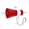 JsQuy Megaphone 20 Watts Megaphone Speaker with Built-in 240s Recording,USB Bullhorn with Adjustable Volume,Lightweight Loud Speaker for Soccer, Baseball, Coaches,Teachers view 2