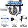 DocksLocks Bike Cable Lock Set with Key Lock, Mounting Bracket, Portable and Compact Anti-Theft Security for Bikes, Scooters and More 4ft view 4