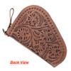 American West Hand Tooled Handcrafted 100% Genuine Leather Padded Gun Case for Men and Women | Annie's Secret Collection | Western (Dusty Rose) view 2