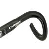 31.8mm Carbon Handlebar Road Bikes Cycling Bent Bar Compatible With Mountain Bikes BMX DH XC AM FR Reach 80mm Drop 125mm Bicycles Drop Handlebars 400mm 420mm 440mm ( Color : Black , Size : 420mm ) view 3