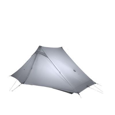3F UL Gear Blue Mountain 1/2Person Camping Poleless Tent, 3/4Seasons Waterproof Tent, Easy Set Up Hiking, Backpacking Silicon Coated Tent Shelter