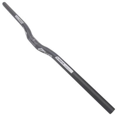 25.4mm Bikes Bicycles Carbon Handlebar Mountain Bikes Stem For BMX DH XC AM FR Width Choices 460/480/500/520/540/560/580/600/620/640/660/680/700/720mm Bicycles Bars ( Color : Black , Size : 640mm )