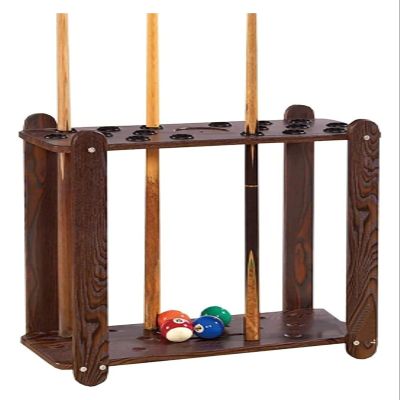 BMPAALN Golf Putter Stand,Wooden Golf Club Holder, Red Wooden Pool Cue Storage Stand Holder, Heavy Duty Floor Stand for Indoor Display Case