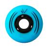 ZYANLING Inline Skate Wheels Outdoor/Indoor Inline Roller Skate Wheels 62mm/ 64mm/ 68mm/ 70mm Inline Skate Replacement Wheels for Kid Flat Flower Wheels Pack of 8, Blue view 3
