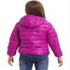 Hularka Kids Winter Hooded Padded Jacket Boys Girls Long Sleeve Zipped Puffer Coat Lightweight Down Coat Outerwear Hot Pink 11-12 Years view 2