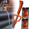 MULTUS Orange Reflective Cambuckle + Handle Moving Cargo Car Truck Tie Down Strap for Hunting Trailer Camping Canoe Kayak Lawn Equipment Gear  9 Foot Polyester Strap - 4 Pack view 1