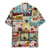 Bowling Vintage Funny Bowling Short Sleeve Hawaiian Shirt Funny Player Button Down Shirt view 1