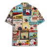 Bowling Vintage Funny Bowling Short Sleeve Hawaiian Shirt Funny Player Button Down Shirt view 3