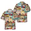 Bowling Vintage Funny Bowling Short Sleeve Hawaiian Shirt Funny Player Button Down Shirt view 4
