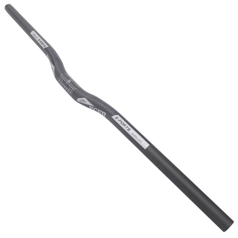 25.4mm Bikes Bicycles Carbon Handlebar Mountain Bikes Stem For BMX DH XC AM FR Width Choices 460/480/500/520/540/560/580/600/620/640/660/680/700/720mm Bicycles Bars ( Color : Black , Size : 660mm )