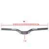 25.4mm Bikes Bicycles Carbon Handlebar Mountain Bikes Stem For BMX DH XC AM FR Width Choices 460/480/500/520/540/560/580/600/620/640/660/680/700/720mm Bicycles Bars ( Color : Black , Size : 660mm ) view 2