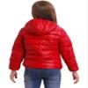 Hularka Kids Winter Hooded Padded Jacket Boys Girls Long Sleeve Zipped Puffer Coat Lightweight Down Coat Outerwear Red 3-4 Years view 2