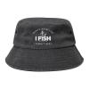 Qauirfe That's Whats I Do I Fish and I Know Things Fashion Cowboy Denim Fisherman Hat Outdoor Fishing Cap Sun view 1