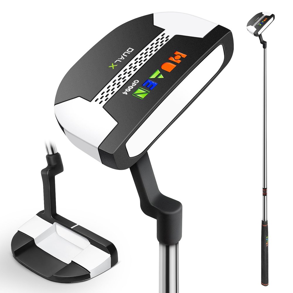 HUAEN Golf Putter for Men and Women Right Handed Putters w Aim Line Golf Head Cover Included-34 Inches(Right Hand)
