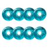 ZYANLING Inline Skate Wheels Outdoor/Indoor Inline Replacement Wheels 82A 70mm 72mm 80mm Inline Replacement Wheels 8 Pack Transparent Red/Pink, Blue view 1