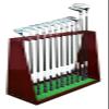 BMPAALN Golf Putter Stand,Wooden Golf Club Holder, 13/18 Putter Holder Golf Clubs Display Stand, Extra Large Outdoor Golf Club Equipment Storage Rack view 1