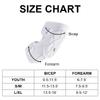 Norespnea Baseball Elbow Guard, Lacrosse Elbow Guard Youth/Adult, Lacrosse Elbow Pad, Baseball Protective Gear, Softball-Baseball Elbow Guard-White(Youth) view 2