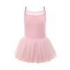 NineFit Basics Toddler Girls Ballet Leotards with Skirt Tutu Ballerina Outfit Girls' Camisole Dance Tutu Leotard (Pink, 2-3 Years) view 2