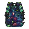 THIRTIMK Green Animal Large Capacity Backpack For Travel Lightweight Daypack view 4