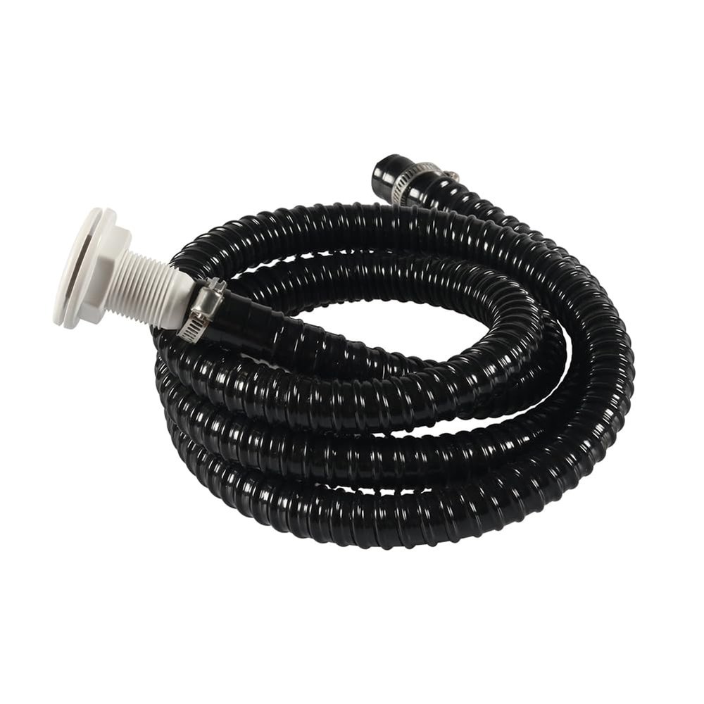 Lirun ABS Bilge Pump Pumping 3/4 Inch Installation 6FT Hose Kit Black For Marine Yacht Boats