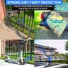 DocksLocks Coiled Security Cable with Key Lock (5, 10, 15, 20 or 25 Lengths), Weatherproof Multi-Purpose Anti-Theft Protection for Kayaks, Bikes, Paddleboards, Scooters, Equipment and More 10ft view 2