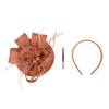 Hgvcfcv Women Fascinator Hat Cocktail Wedding Church Headpiece Headwear Feather Hair Accessories Lady Fascinator Hat view 2