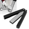 Foldable Knife Sharpener with Anti Slip Handle, 12.5cm Length, Black, for Camping and Garden Tools view 2