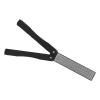 Foldable Knife Sharpener with Anti Slip Handle, 12.5cm Length, Black, for Camping and Garden Tools view 4