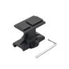 AWETHE Tactical Optic Scope Mount Compatible with ACRO P1 Red Dot Sight, 1.93" Centerline Height, Riser Mount Base for Hunting, Fit 20mm Picatinny Rail, Black view 1