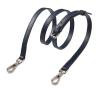NineFit Basics Women Leather Bag Strap Adjustable Shoulder Strap Mini Dumpling Bag DIY Replacement Purse Strap Handbag Accessories (Color : Black silver hook, Size : 95-115cm) view 1