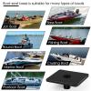 CLLOMAGY Boat Seat Base Mount Boat Seat Pedestal Base Mount Plate for 3/4" Pin Post Socket, Heavy Duty Marine Pedestal Bracket for Most Marine Fishing Pontoon Bass view 4