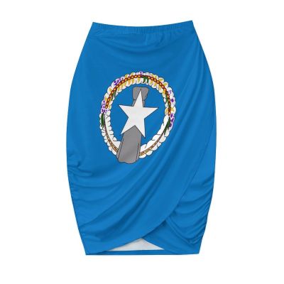 North Mariana Women's Cheerleader Sports Skirt Light A-Line Pants Skirt with Shorts Shorts,with Pocket M