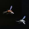 YJIUYUANQ Fly Tying Material Fly Fishing Artificial Mosquitos Fly Fishing Realistic Lure for Trout Hook Size 12#, 2PCS, as show view 1