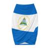 Nicaragua Flag Trouser Skirt,Women's Mini Mini Parcel Skirt Used for Running/Tennis/Golf/Yoga/Fitness Exercise 3XL view 1