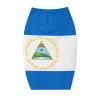 Nicaragua Flag Trouser Skirt,Women's Mini Mini Parcel Skirt Used for Running/Tennis/Golf/Yoga/Fitness Exercise 3XL view 2