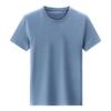 Generic Men's Solid Shirt Crewneck Short Sleeve Slim Fit Cotton Muscle Henley T Shirts Casual Stretch Bodybuilding Workout Tee (X-Large,Blue) view 1